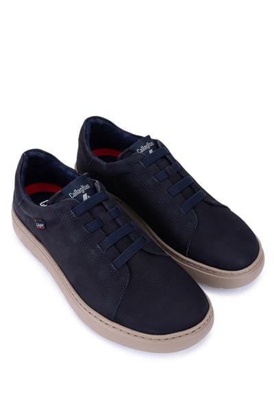 Callaghan Erkek Hakiki Deri Lacivert Sneakers & Spor Ayakkabı