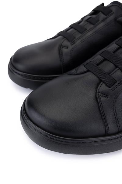 Callaghan Erkek Hakiki Deri Siyah Sneakers & Spor Ayakkabı