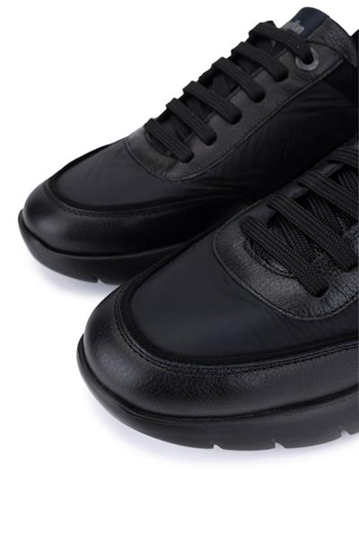 Callaghan Erkek Hakiki Deri Siyah Sneakers & Spor Ayakkabı