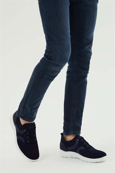 Callaghan Erkek Tekstil/Hakiki Deri Lacivert Sneakers & Spor Ayakkabı