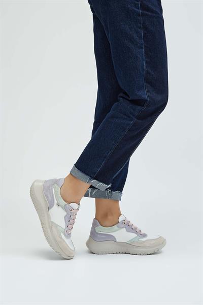 Callaghan Kadın Tekstil/Hakiki Deri Fildişi/Beyaz Sneakers & Spor Ayakkabı