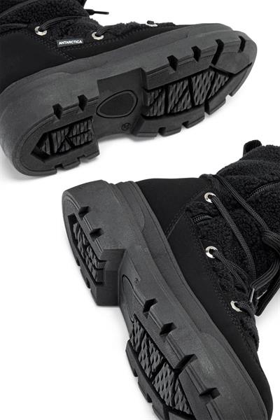 Effetre Kadın DERI/KURK Siyah Kar Botu