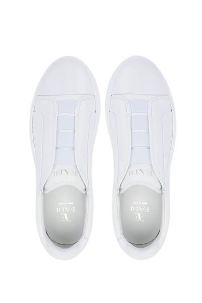 Fabi Erkek Hakiki Deri Beyaz Sneakers & Spor Ayakkabı