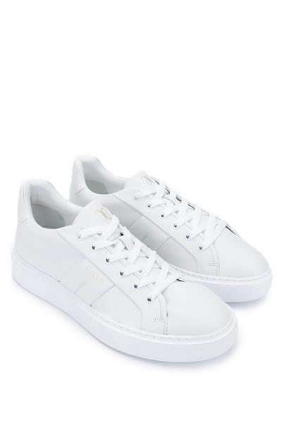 Fabi Erkek Hakiki Deri Beyaz Sneakers & Spor Ayakkabı