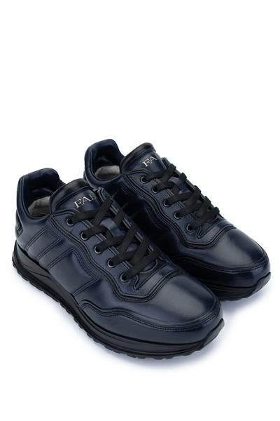 Fabi Erkek Hakiki Deri Lacivert Sneakers & Spor Ayakkabı