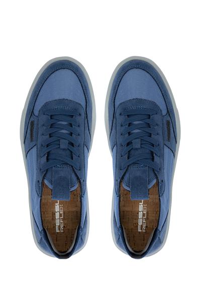 Fessura Erkek Deri & Tekstil Mavi Sneakers & Spor Ayakkabı