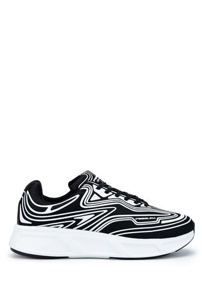 Fessura Erkek Tekstil Siyah/Beyaz Sneakers & Spor Ayakkabı
