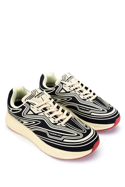 Fessura Erkek Tekstil Siyah/Kemik Sneakers & Spor Ayakkabı