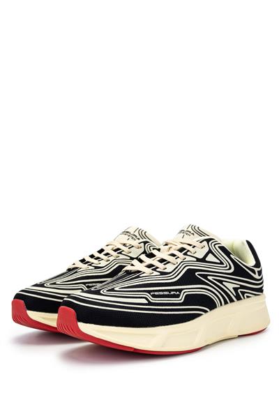 Fessura Erkek Tekstil Siyah/Kemik Sneakers & Spor Ayakkabı