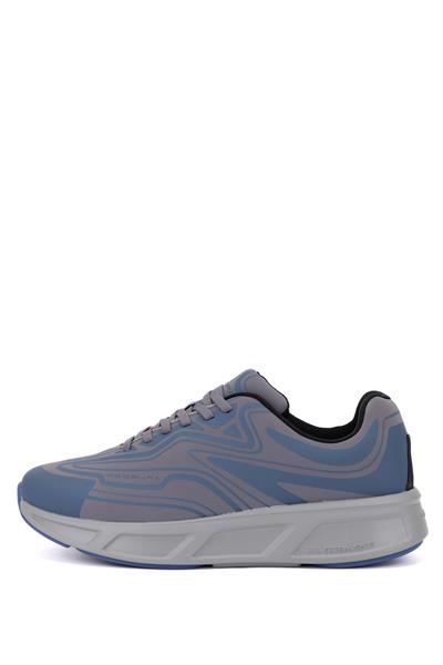 Fessura Erkek Suni Deri Mavi/Gri Sneakers & Spor Ayakkabı