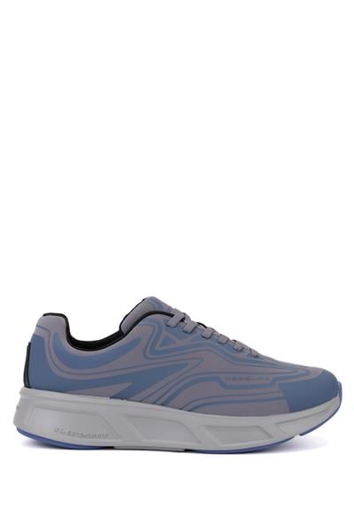 Fessura Erkek Suni Deri Mavi/Gri Sneakers & Spor Ayakkabı