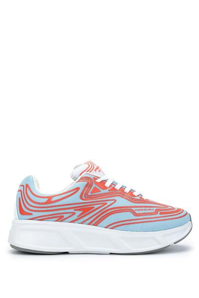 Fessura Kadın Tekstil Mavi/Mercan Sneakers & Spor Ayakkabı