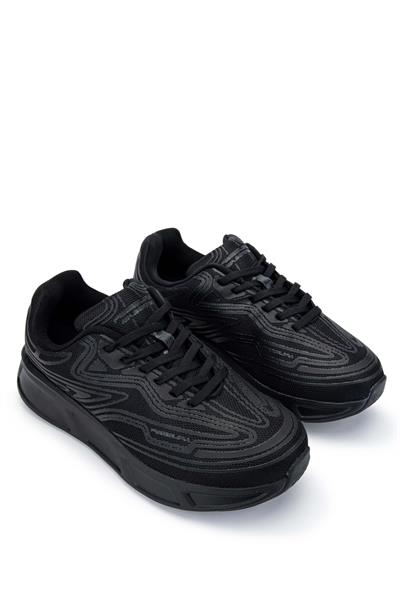 Fessura Kadın Tekstil Siyah Sneakers & Spor Ayakkabı