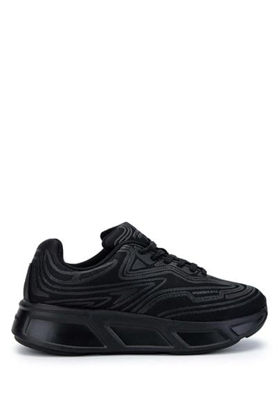 Fessura Kadın Tekstil Siyah Sneakers & Spor Ayakkabı