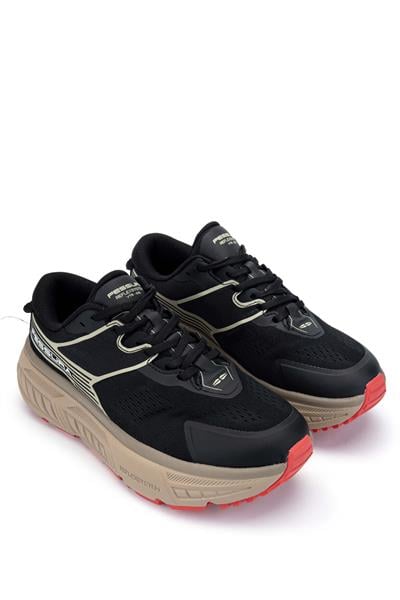 Fessura Kadın Tekstil Siyah/Kum Sneakers & Spor Ayakkabı