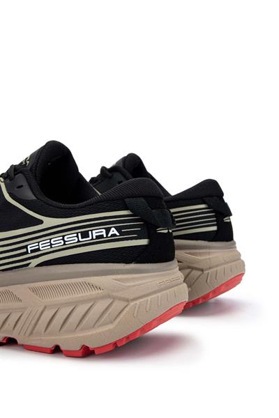 Fessura Kadın Tekstil Siyah/Kum Sneakers & Spor Ayakkabı