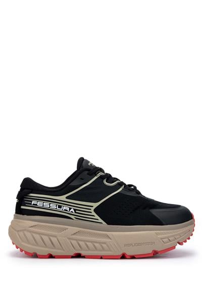 Fessura Kadın Tekstil Siyah/Kum Sneakers & Spor Ayakkabı