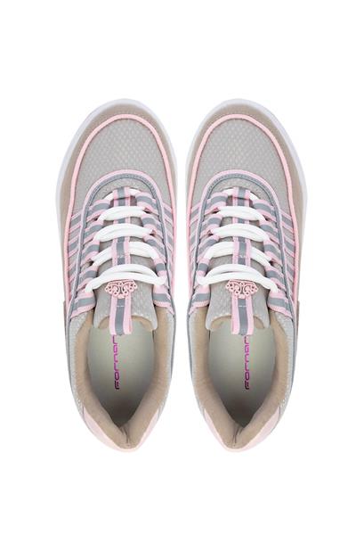 Fornarina Kadın Deri & Tekstil Bej/Pembe Sneakers & Spor Ayakkabı