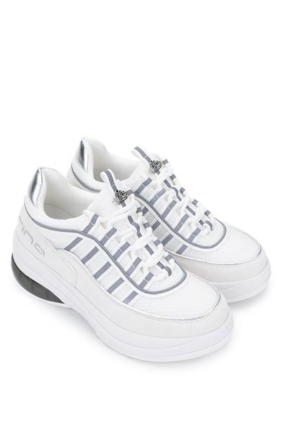 Fornarina Kadın Deri & Tekstil Beyaz Sneakers & Spor Ayakkabı