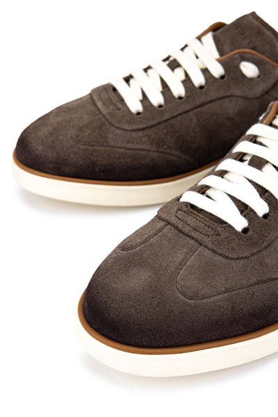 Franceschetti Erkek Hakiki Deri Kahverengi Casual Ayakkabı