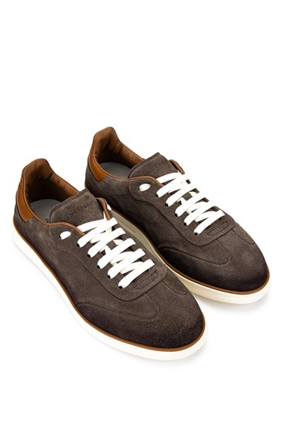 Franceschetti Erkek Hakiki Deri Kahverengi Casual Ayakkabı