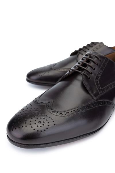 Franceschetti Erkek Hakiki Deri Kahverengi Klasik Ayakkabı