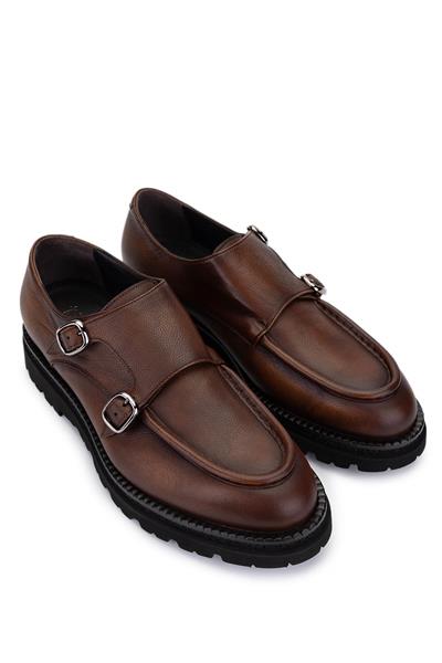 Franceschetti Erkek Hakiki Deri Kahverengi Casual Ayakkabı