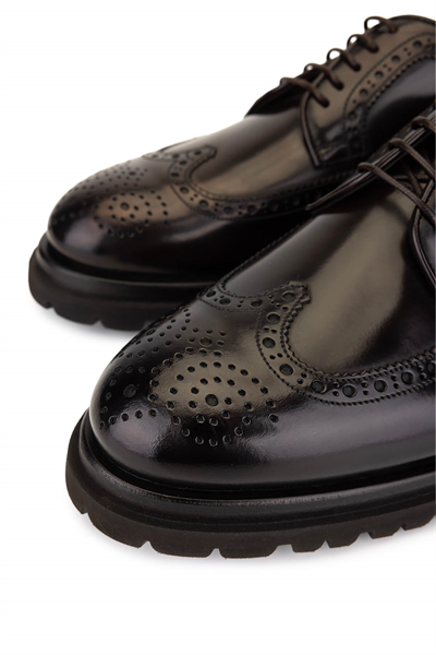 Franceschetti Erkek Hakiki Deri Koyu Kahve Casual Ayakkabı