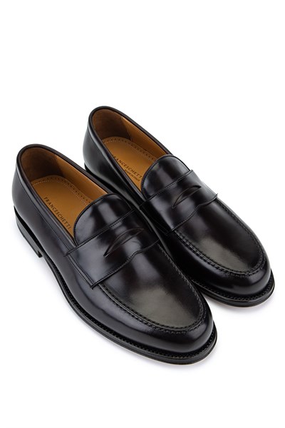 Franceschetti Erkek Hakiki Deri Koyu Kahve Klasik Ayakkabı