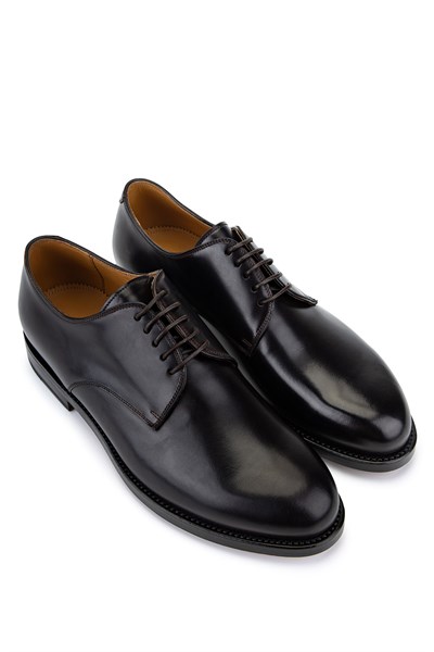 Franceschetti Erkek Hakiki Deri Koyu Kahve Klasik Ayakkabı