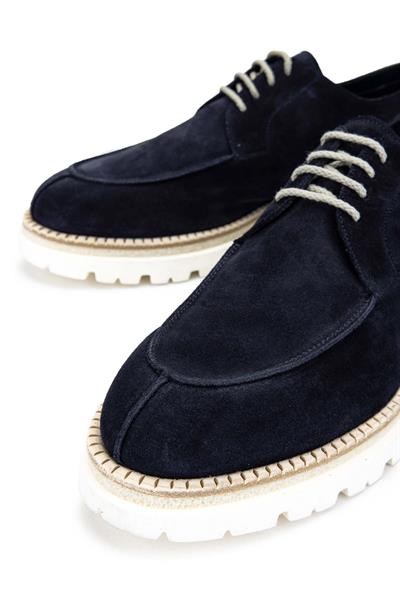 Franceschetti Erkek Hakiki Deri Lacivert Casual Ayakkabı