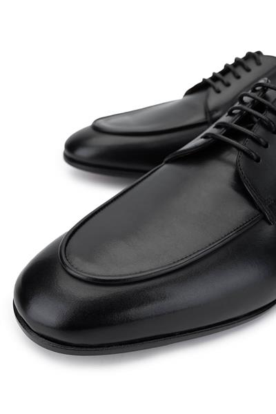 Franceschetti Erkek Hakiki Deri Siyah Klasik Ayakkabı