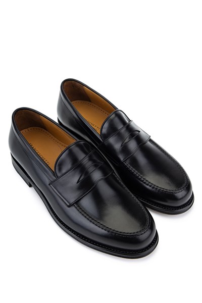 Franceschetti Erkek Hakiki Deri Siyah Klasik Ayakkabı