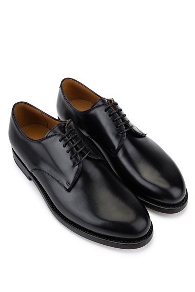 Franceschetti Erkek Hakiki Deri Siyah Klasik Ayakkabı