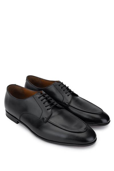 Franceschetti Erkek Hakiki Deri Siyah Klasik Ayakkabı