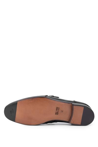 Franceschetti Erkek Hakiki Deri Siyah Klasik Ayakkabı