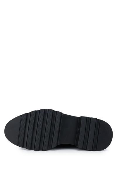 Franceschetti Erkek Hakiki Deri Siyah Casual Ayakkabı