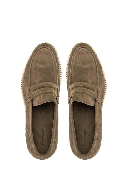 Franceschetti Erkek Hakiki Deri Vizon Loafer Ayakkabı