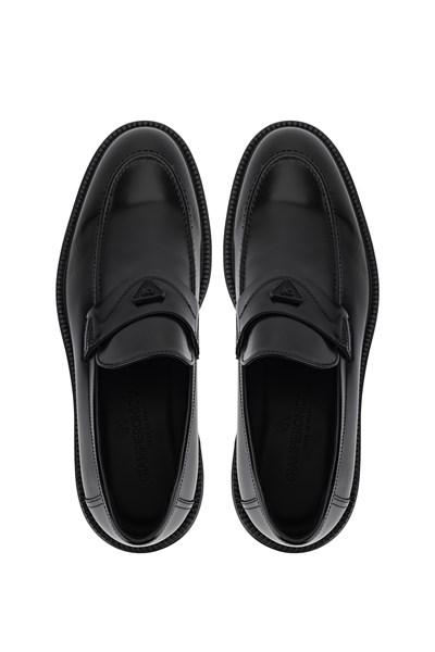 Giampiero Nicola Erkek Hakiki Deri Siyah Loafer Ayakkabı