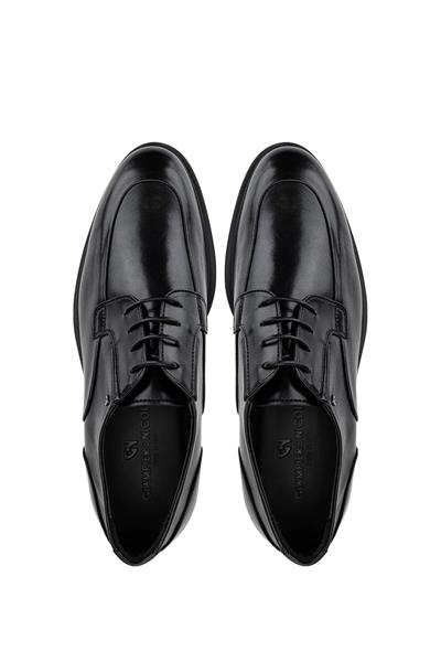 Giampiero Nicola Erkek Hakiki Deri Siyah Casual Ayakkabı