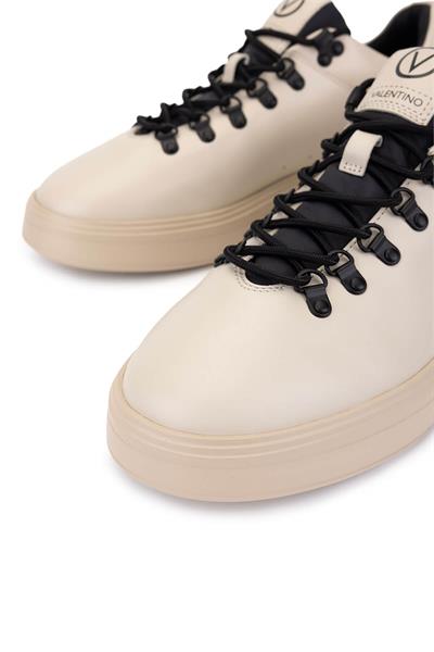 Mario Valentino Erkek Deri & Tekstil Kırık Beyaz Sneakers & Spor Ayakkabı