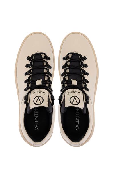 Mario Valentino Erkek Deri & Tekstil Kırık Beyaz Sneakers & Spor Ayakkabı