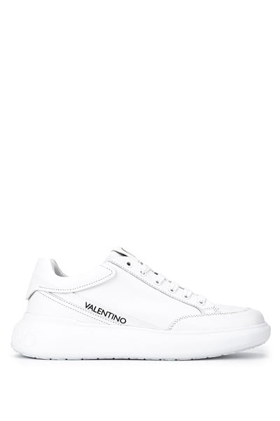Mario Valentino Erkek Hakiki Deri Beyaz Sneakers & Spor Ayakkabı