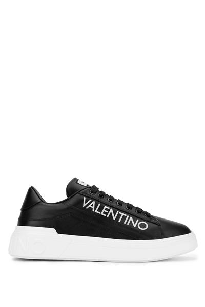 Mario Valentino Erkek Hakiki Deri Siyah Sneakers & Spor Ayakkabı