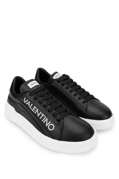 Mario Valentino Erkek Hakiki Deri Siyah Sneakers & Spor Ayakkabı