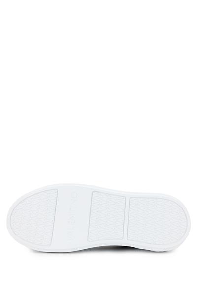 Mario Valentino Erkek Hakiki Deri Siyah Sneakers & Spor Ayakkabı