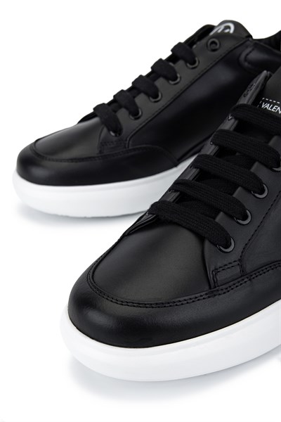 Mario Valentino Erkek Hakiki Deri Siyah/Beyaz Sneakers & Spor Ayakkabı