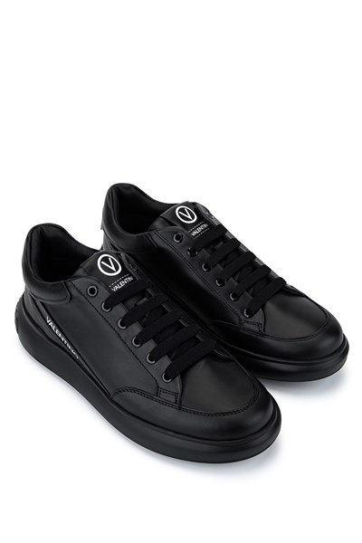 Mario Valentino Erkek Hakiki Deri Siyah Sneakers & Spor Ayakkabı