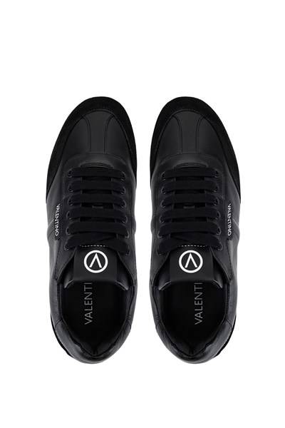 Mario Valentino Erkek Hakiki Deri Siyah Sneakers & Spor Ayakkabı