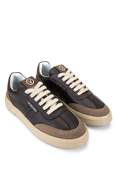 Mario Valentino Erkek Hakiki Deri Kahverengi Sneakers & Spor Ayakkabı